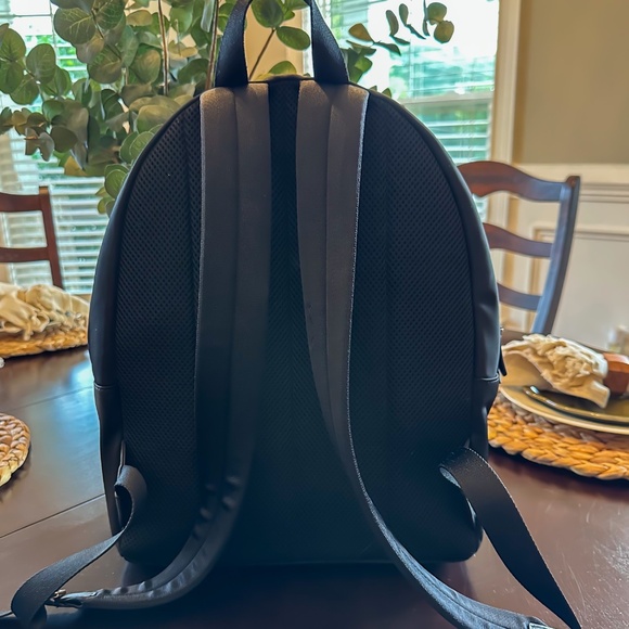 Kate Spade Nylon Backpack, Silver Hardware - Black - Lightly Worn - Picture 6 of 8